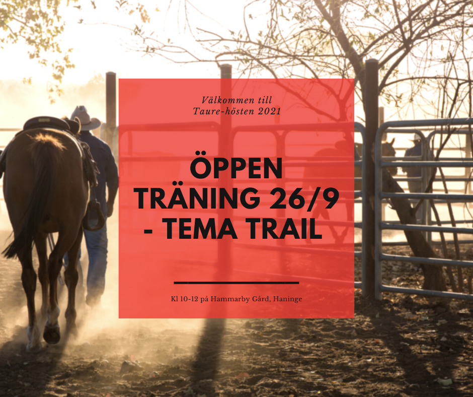 Öppen träning - TEMA TRAIL